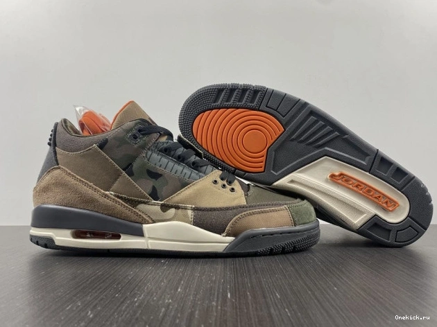One Kick Patchwork Camo DO1830-200 Air Jordan Retro 3 0723